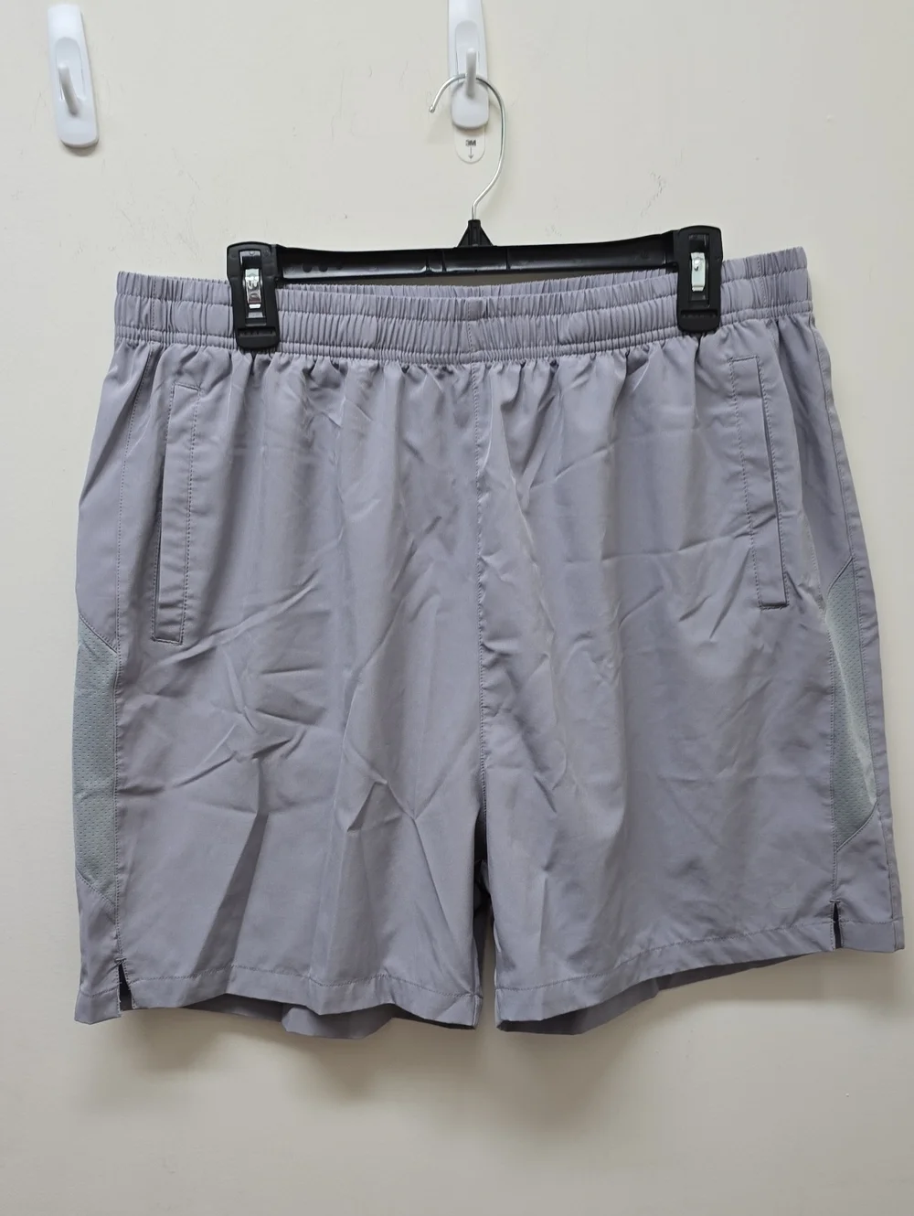 Northyard Men's Lightweight Gray Athletic Shorts - Size 2XL